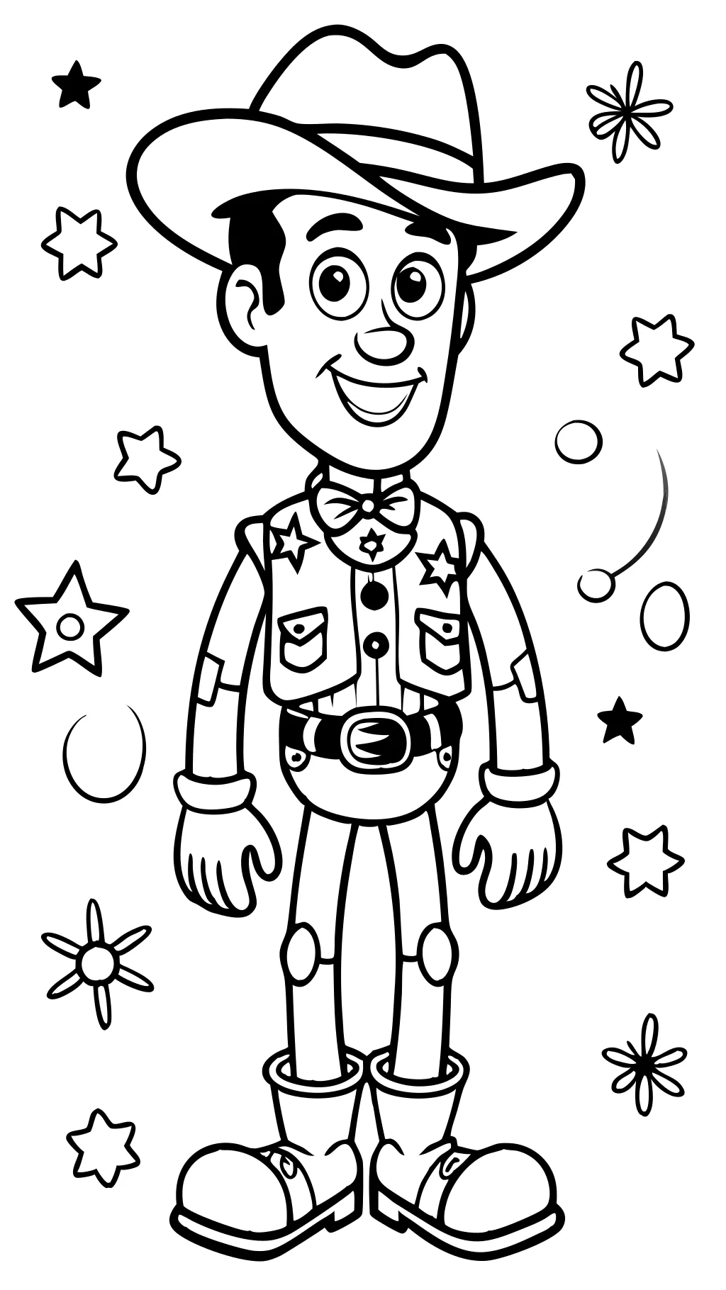 woody coloring pages toy story